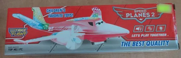 Plastic aeroplane