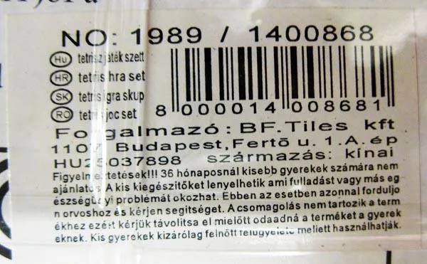 Plastic toy set