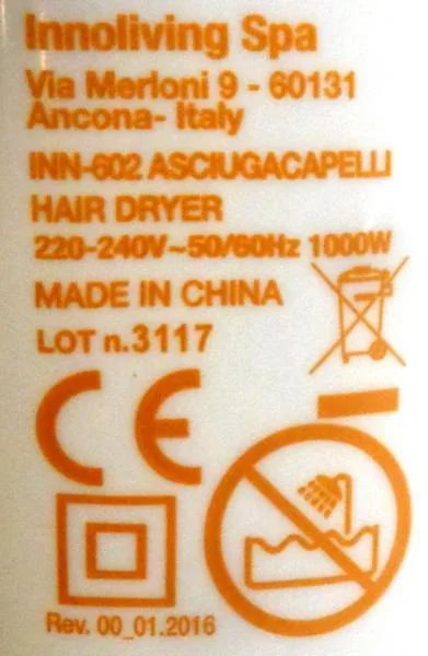 Hair dryer