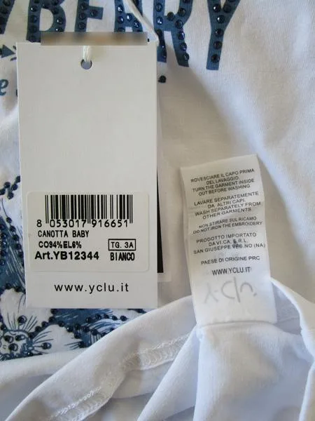 Girls' sleeveless t-shirt