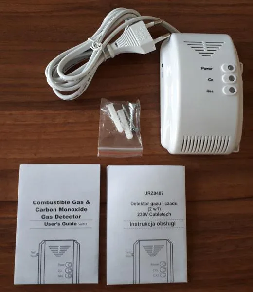 Carbon monoxide and gas detector