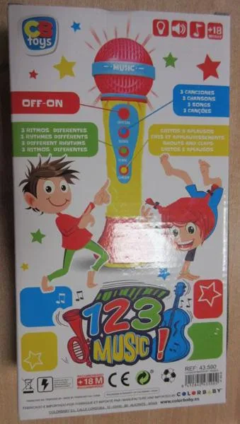 Battery-operated musical toy