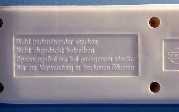 Mains extension lead