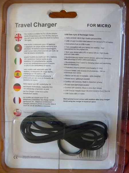 Micro-USB charger