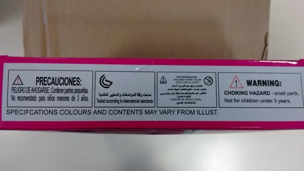 Plastic doll with accessories