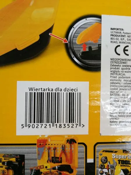 Toy electric drill