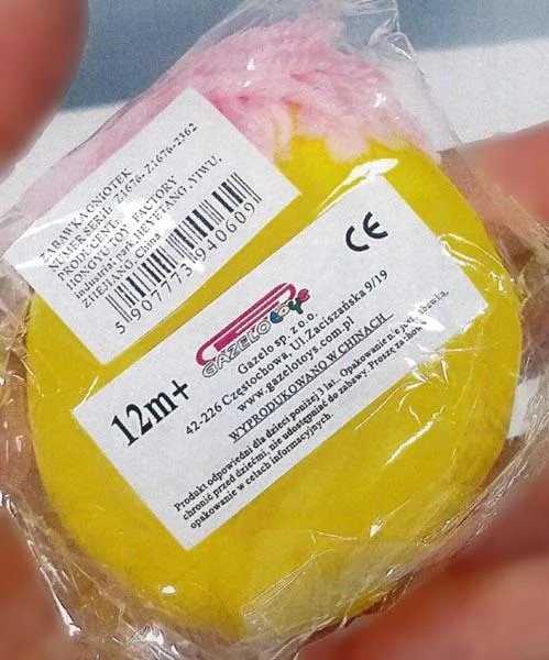 Squeezable toy