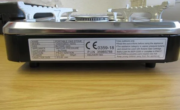 Portable gas stove
