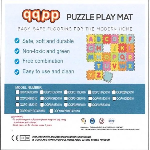 Puzzle play mat