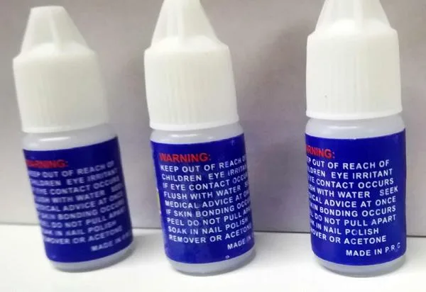 Glue for false nails