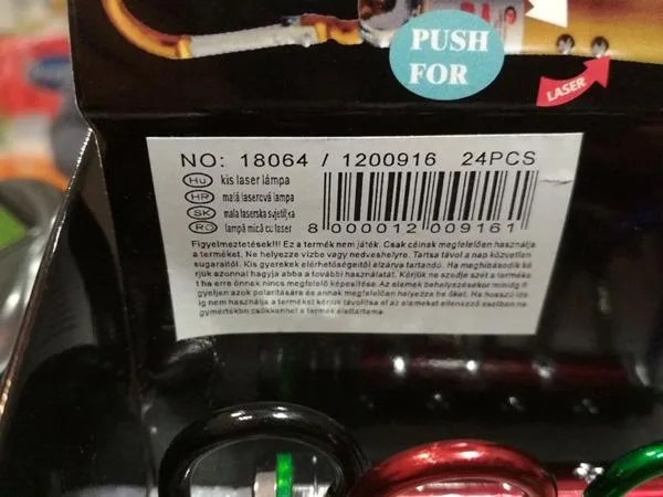 Laser pointers