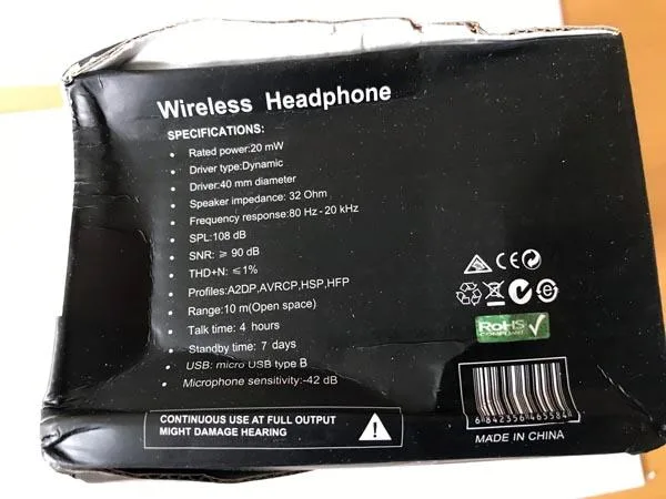 Bluetooth headset