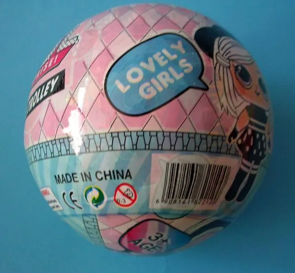 Plastic doll with accessories