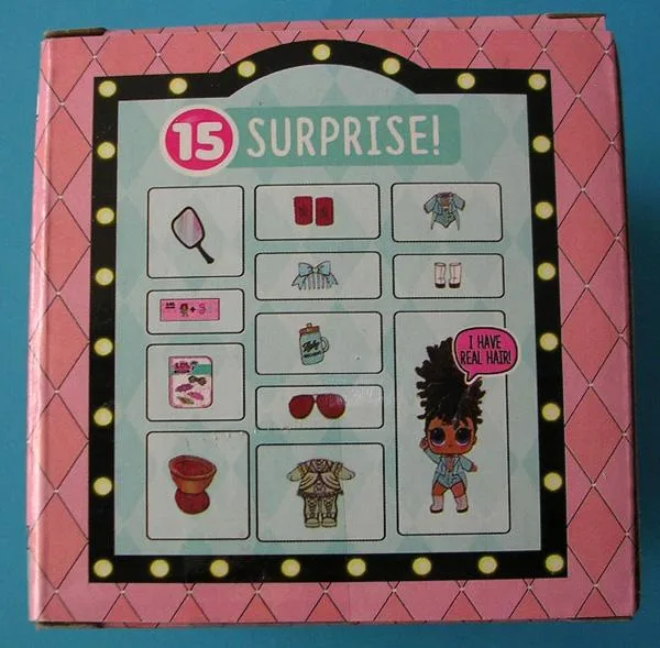 Plastic doll with accessories