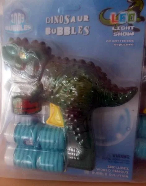 Bubble gun with LED