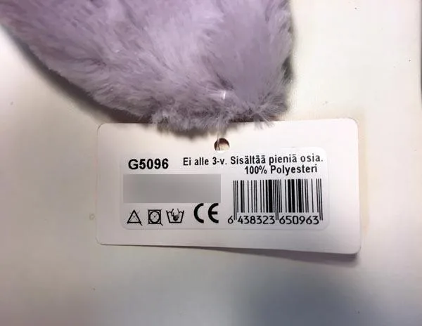 Soft filled toy with suction cup