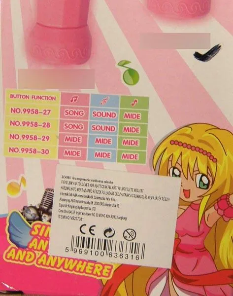 Toy microphone