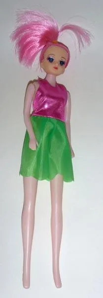 Plastic doll set