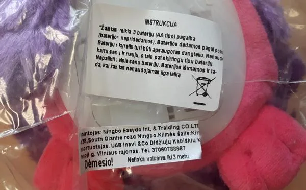 Soft-filled toy