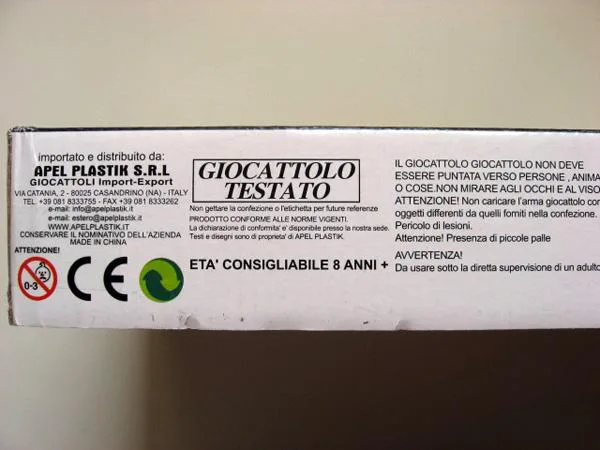 Plastic toy gun