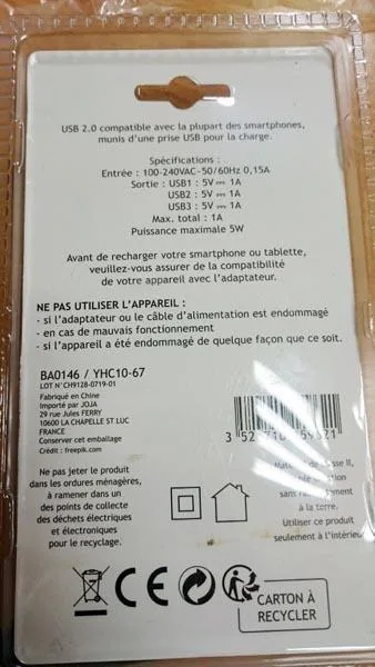 USB charger