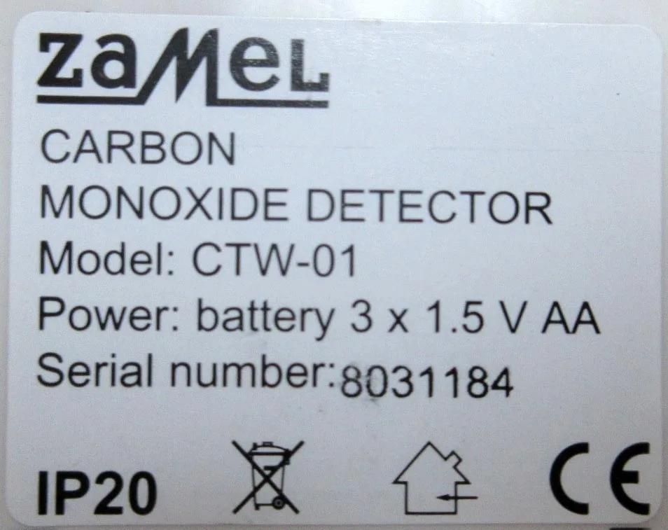 Carbon monoxide detector