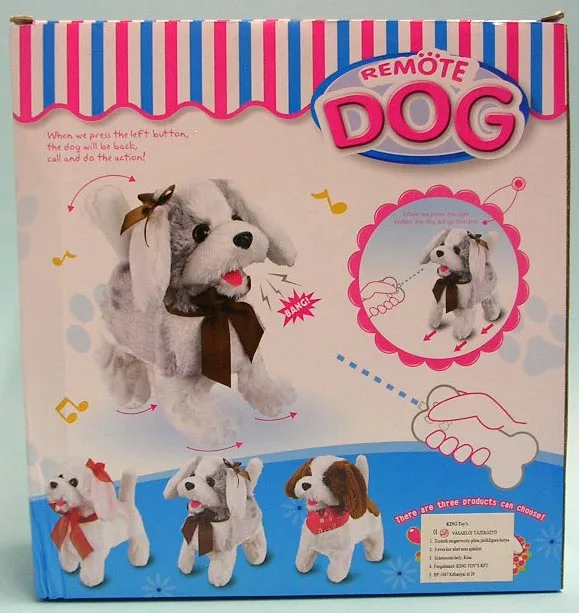 Remote-controlled dog
