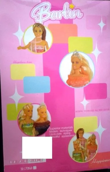 Plastic doll set