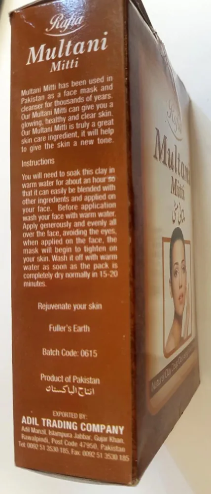 Cleansing face mask