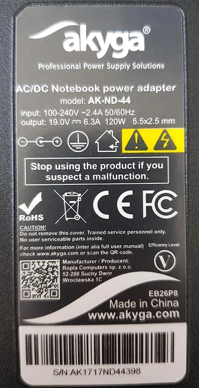Laptop power supply