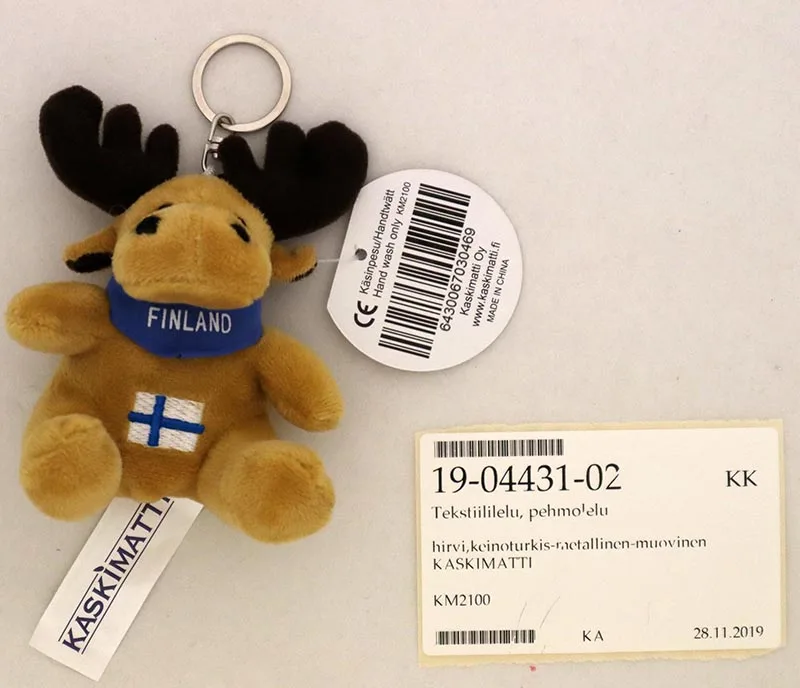 Soft toys with keyring