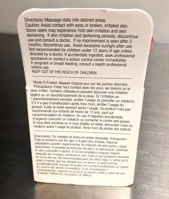 Skin lightening product