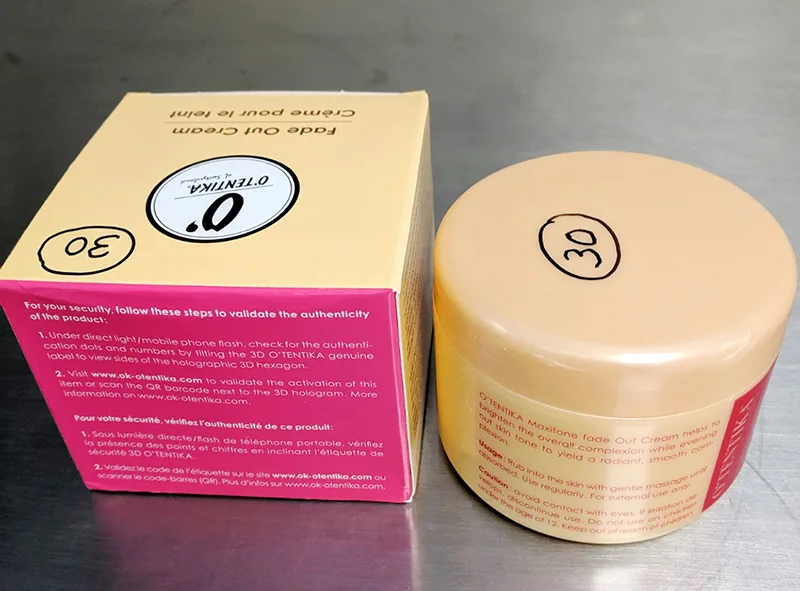 Skin lightening product