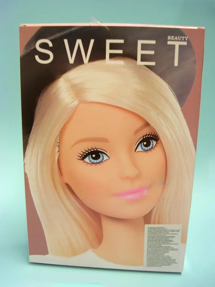 Plastic doll with accessories