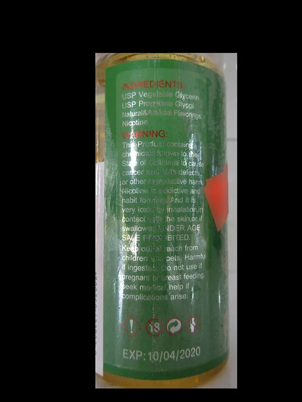Liquid for e-cigarettes