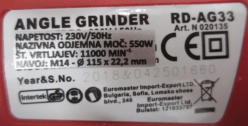 Angle Grinder