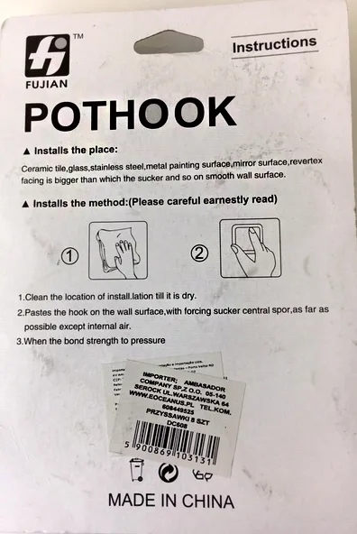 Plastic hooks