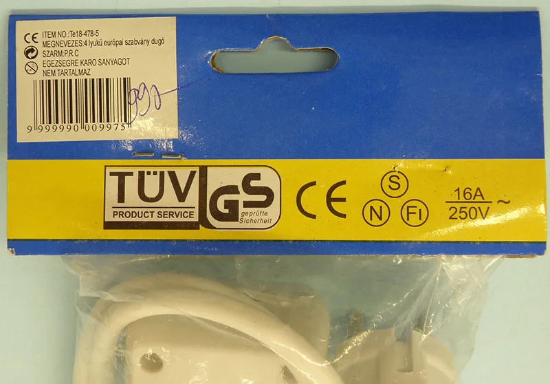 Mains extension lead