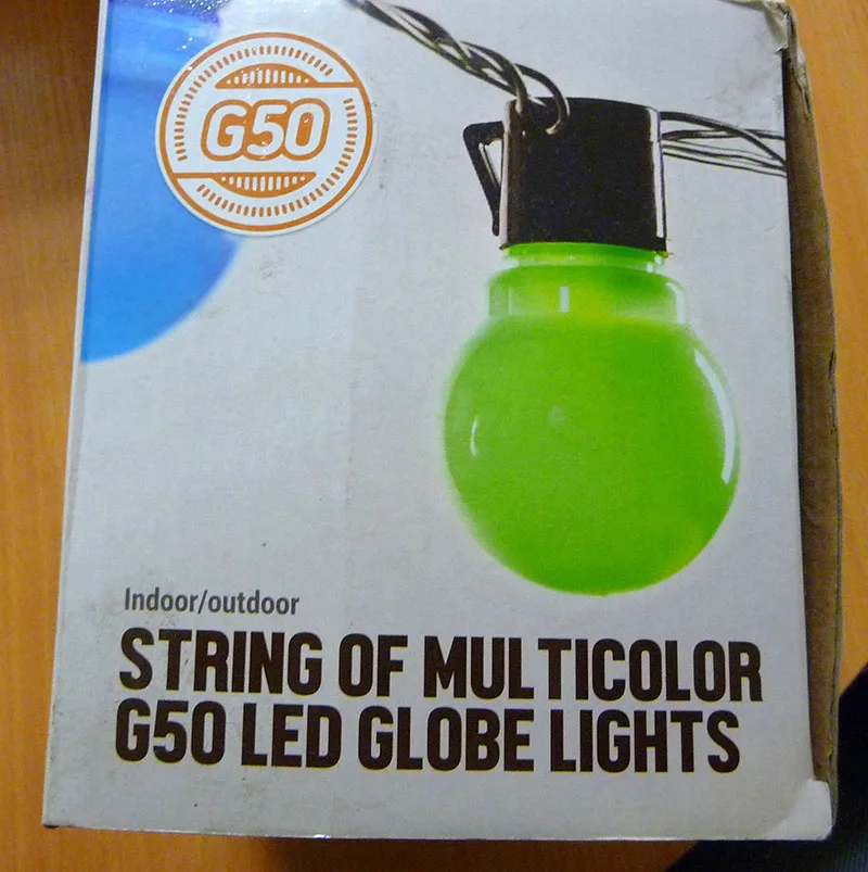 Multicolor lighting chain
