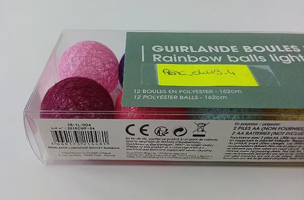 Polyester light balls