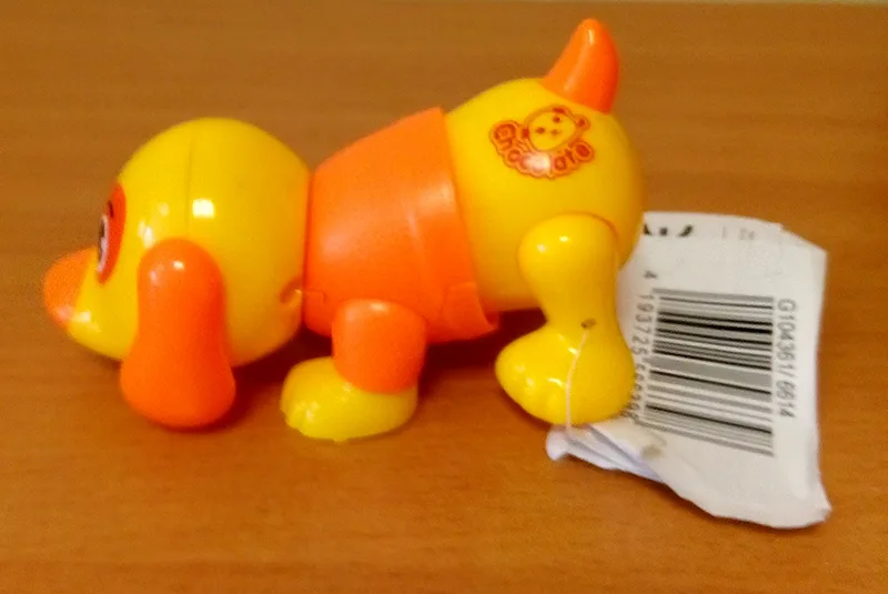 Plastic wind-up toy