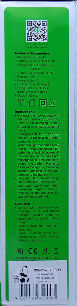 Portable LED lamp