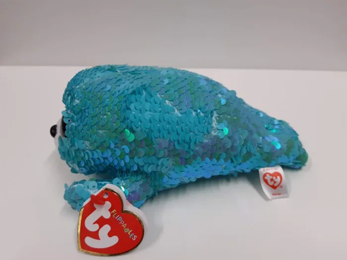 Plush toy with sequins
