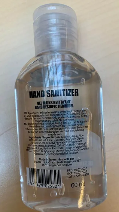 Hand disinfectant