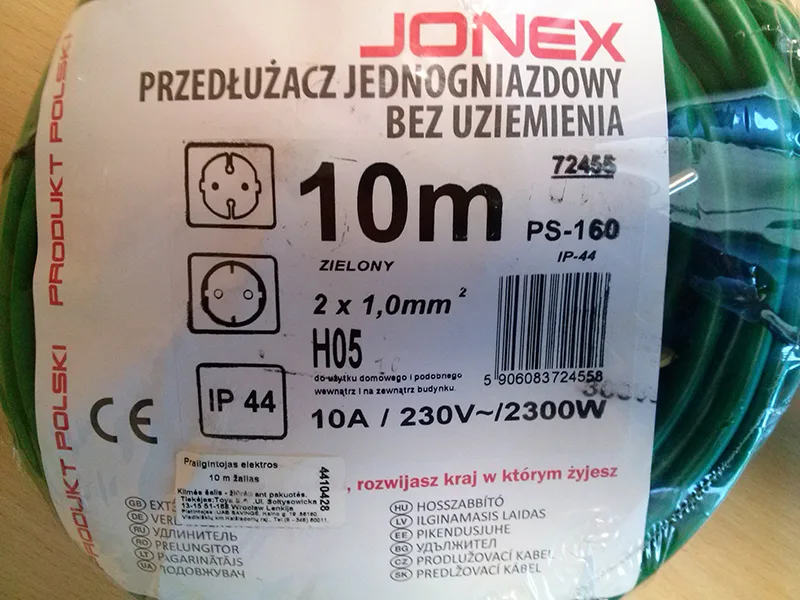 Extension cord