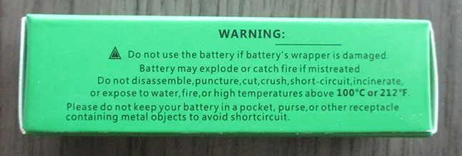 Battery for e-cigarettes