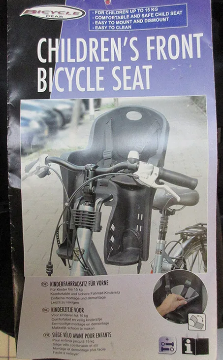 Child bicycle seat