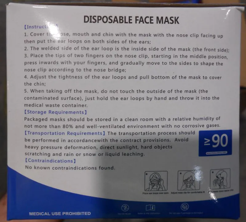 Particle filter mask