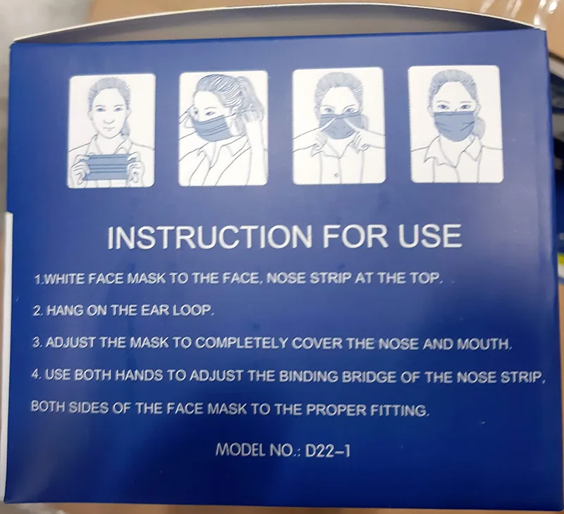 Particle filter mask