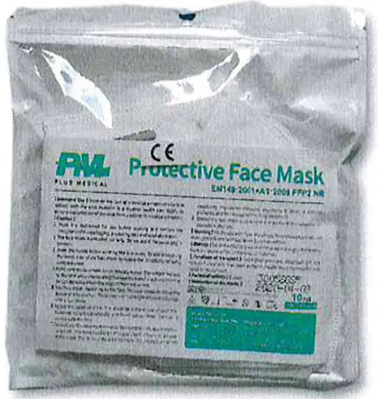 Particle filter mask